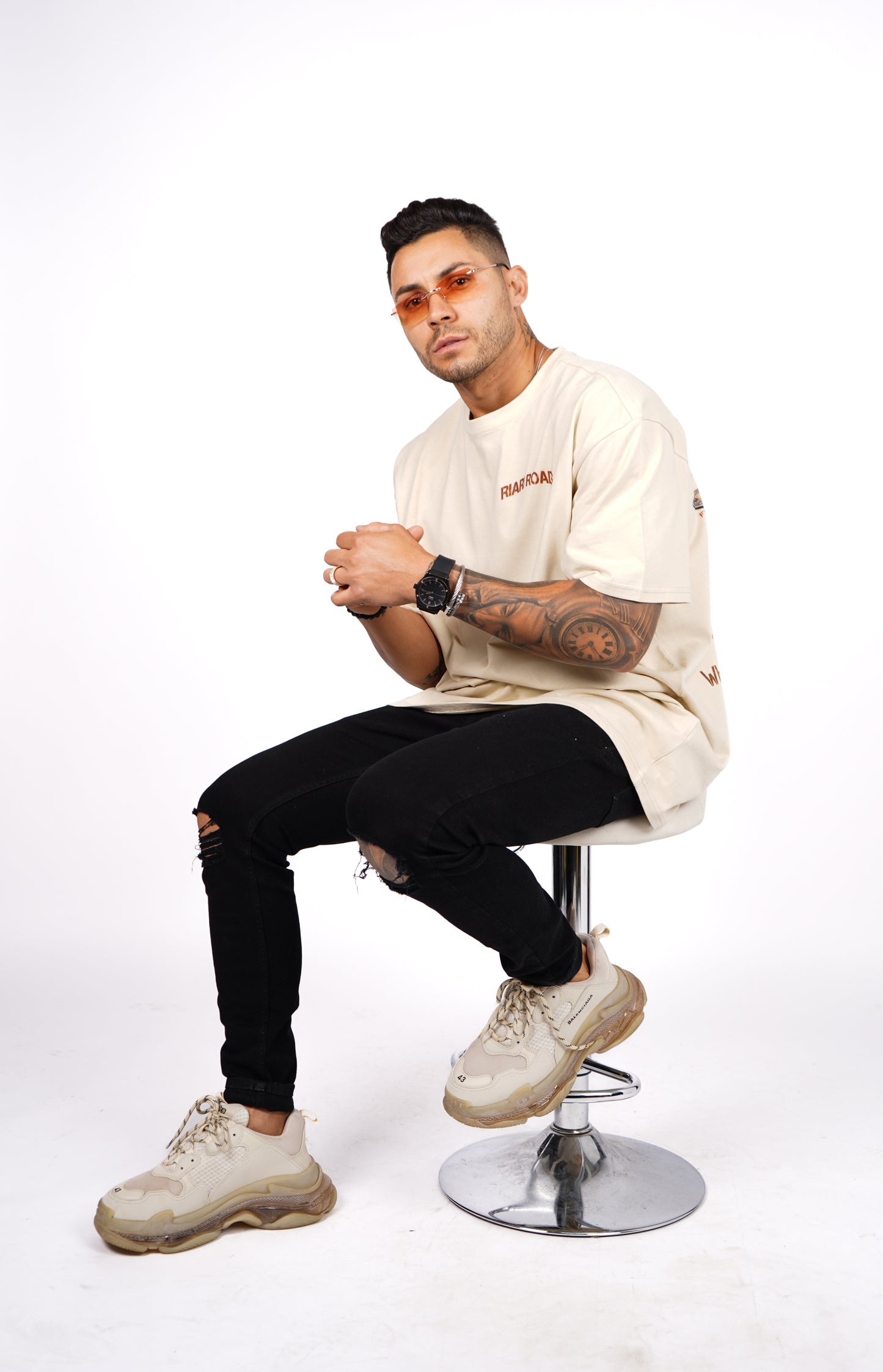 Riari Roads Tee - Desert Sand
