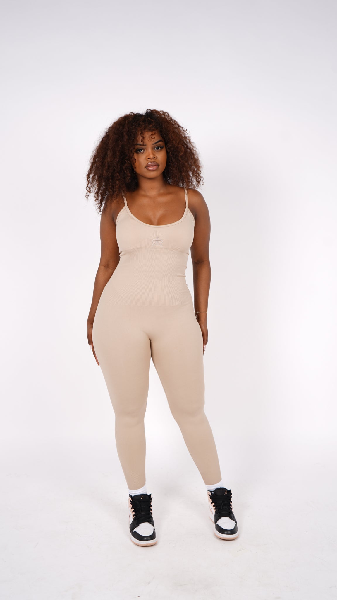 Ribbed Riari Jumpsuit - Vanilla