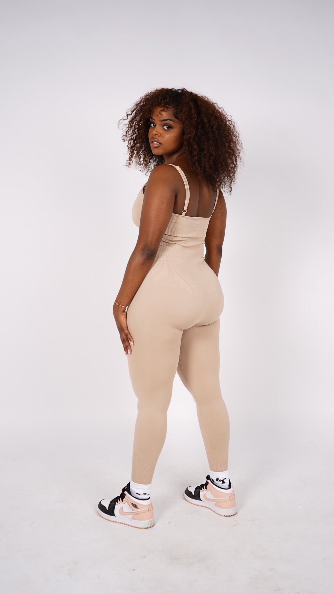 Ribbed Riari Jumpsuit - Vanilla