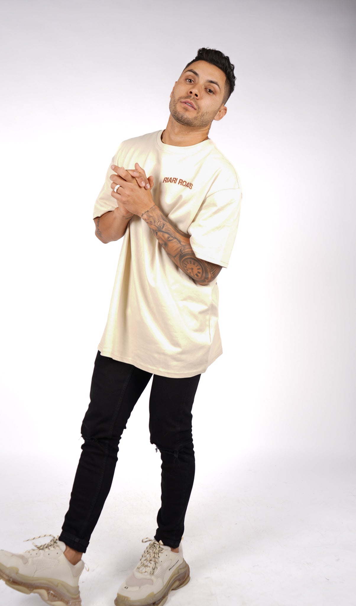 Riari Roads Tee - Desert Sand