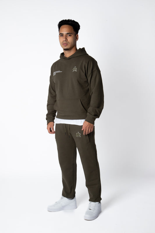 The Motto Tracksuit - Khaki