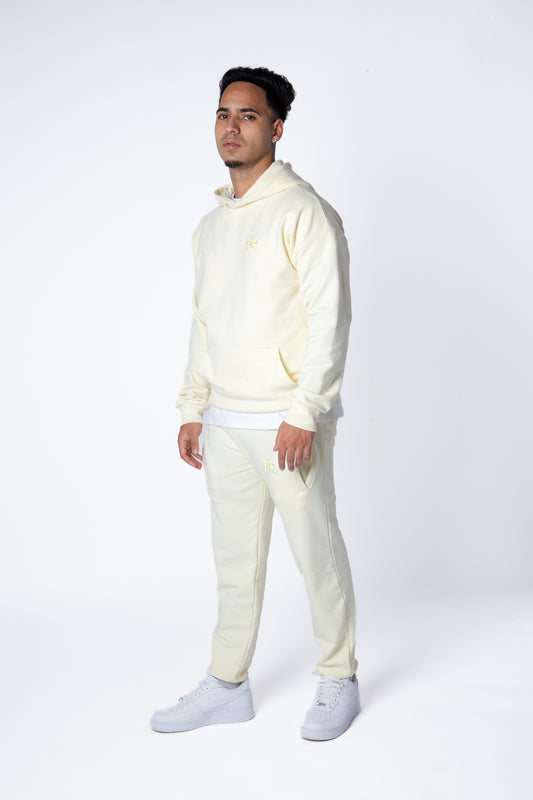 The Motto Tracksuit - Cream