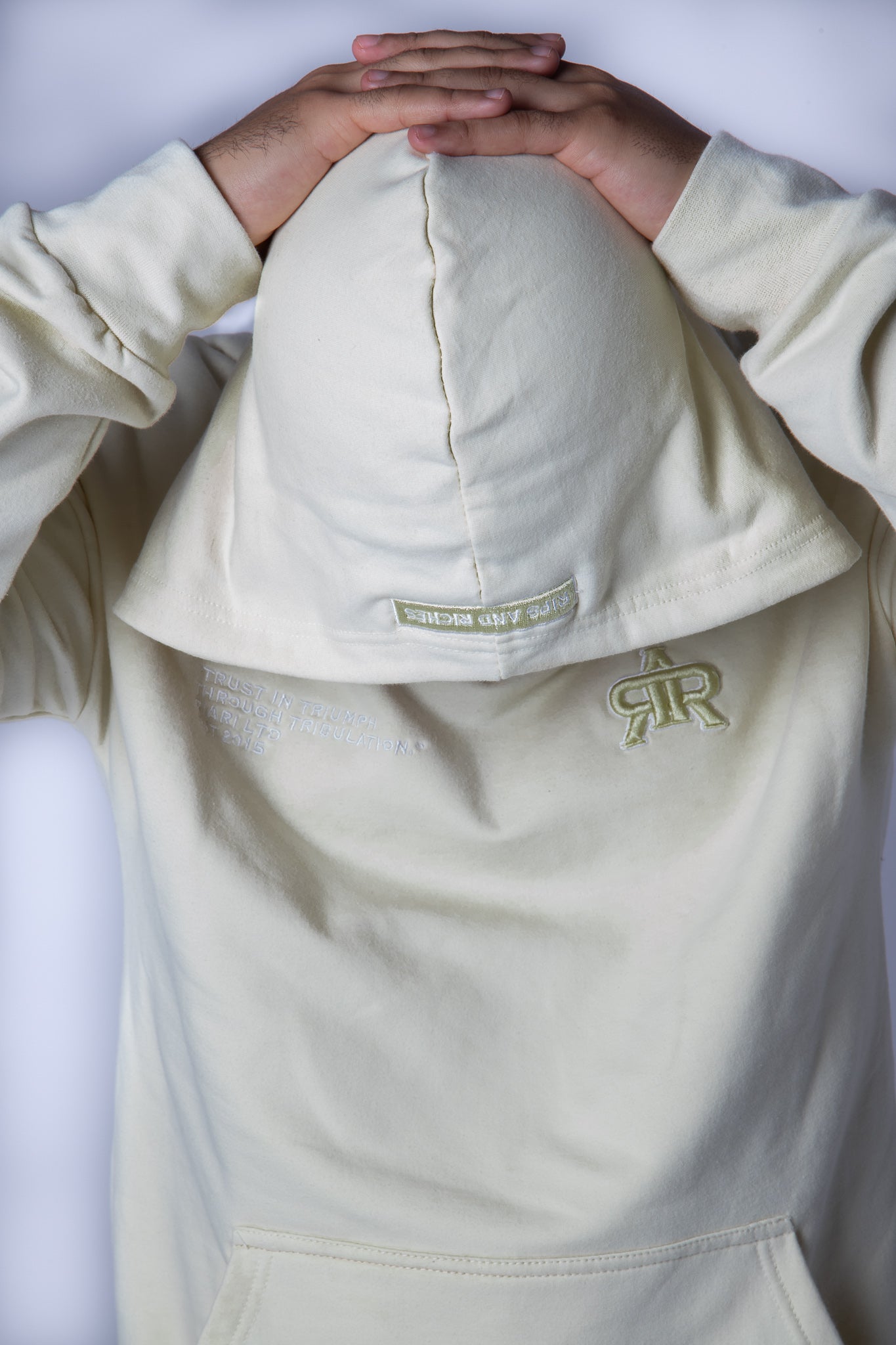 The Motto Hoodie - Cream