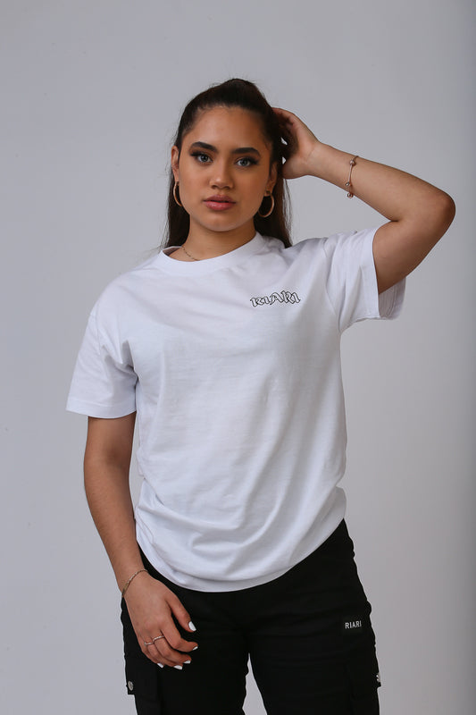 White Rich Rose Tee