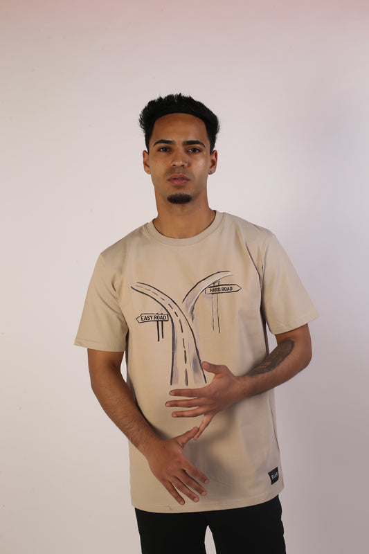 Riari Roads Tee - Desert Sand