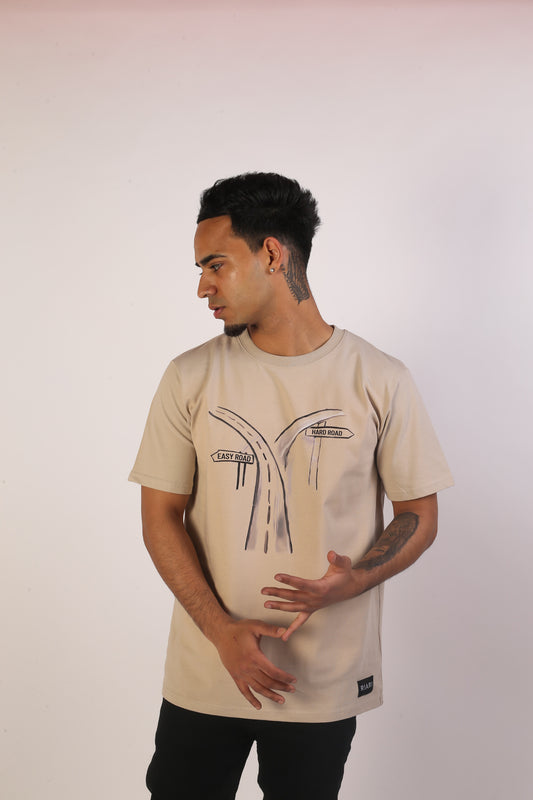 Riari Roads Tee - Desert Sand