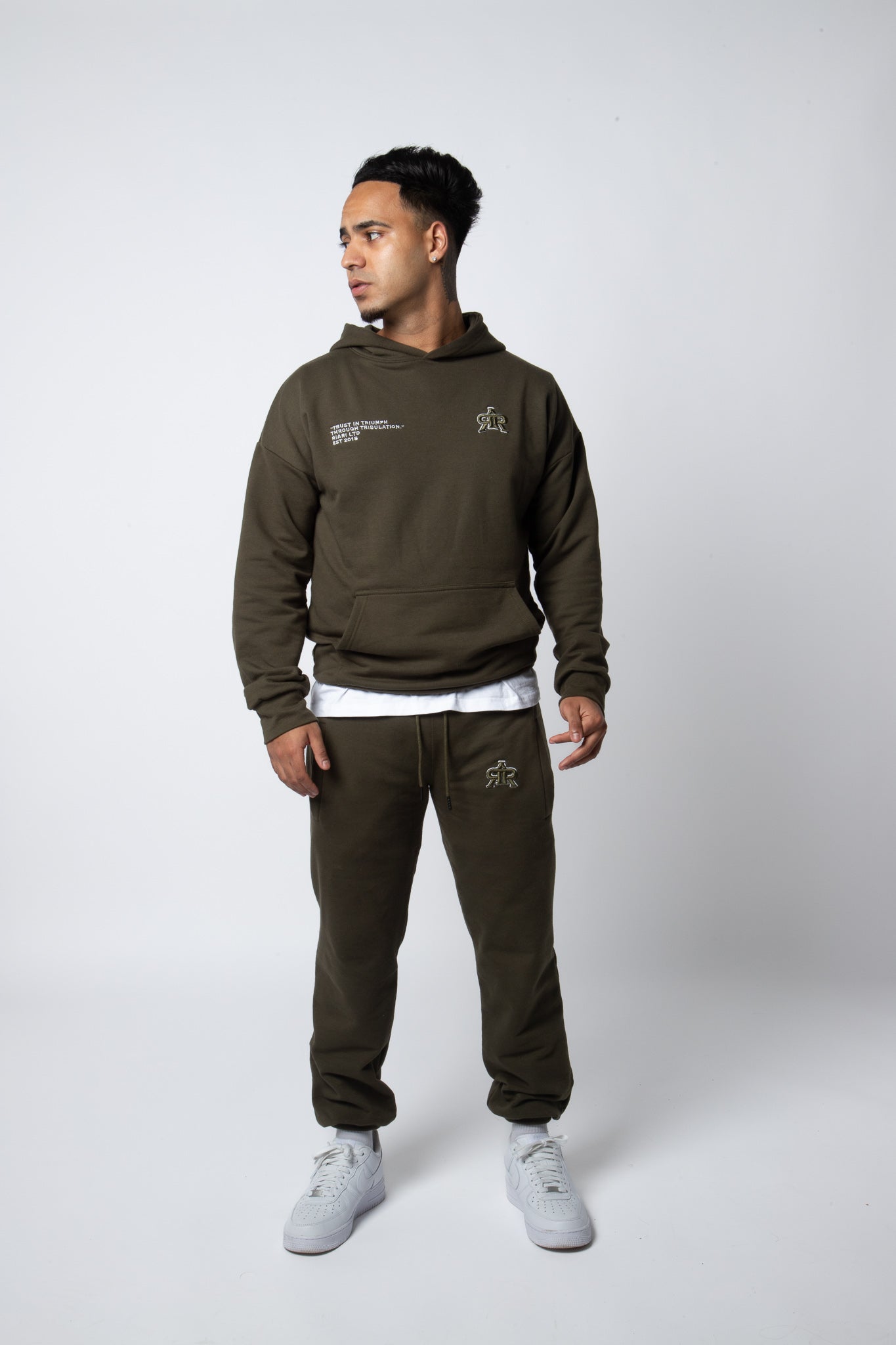 The Motto Hoodie - Khaki