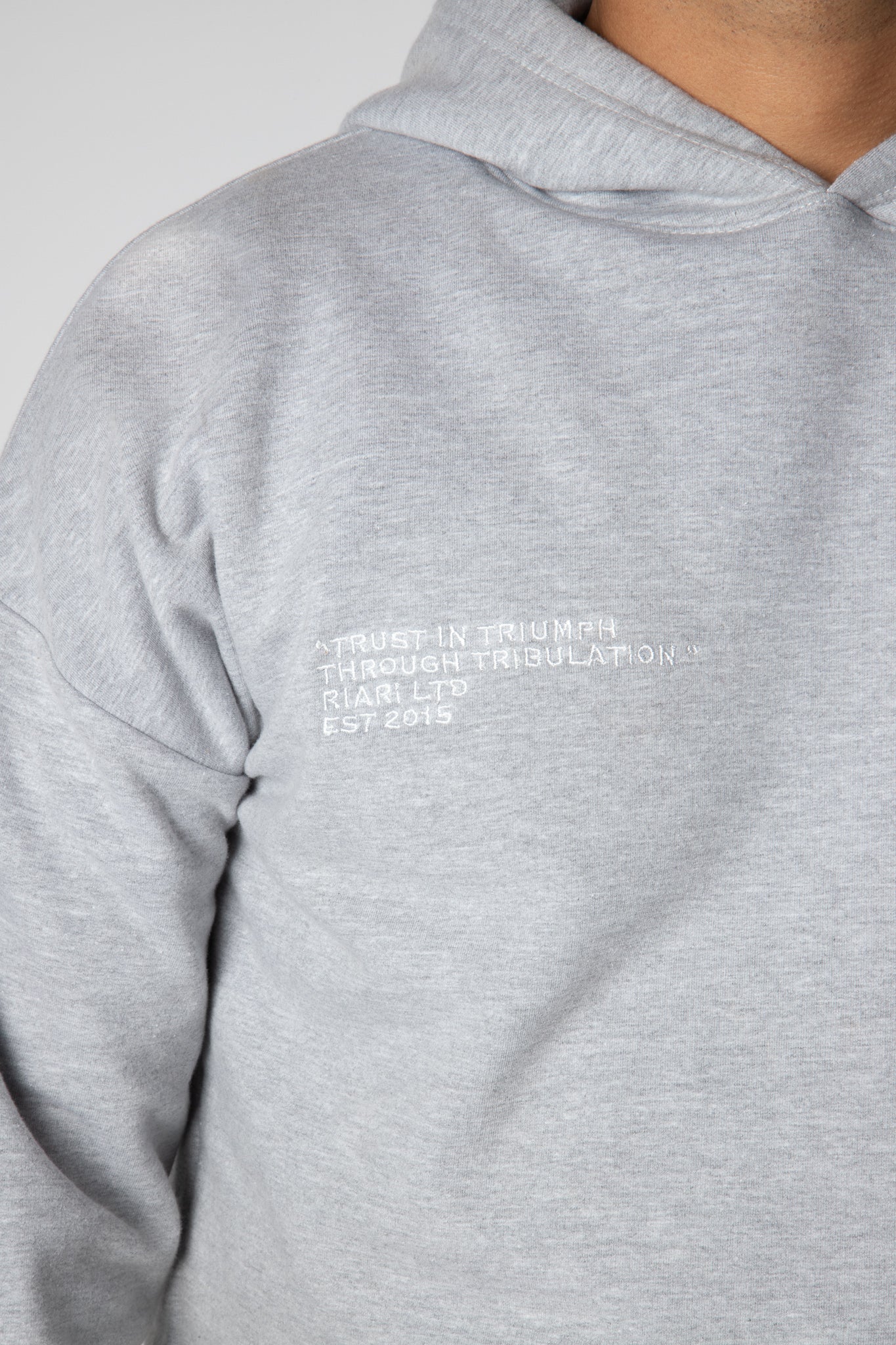 The Motto Hoodie - Grey