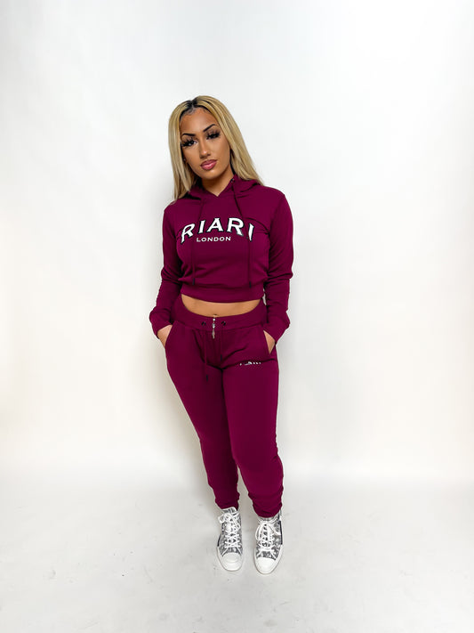 Burgundy Tracksuit