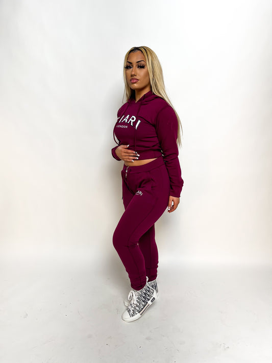 Burgundy Tracksuit