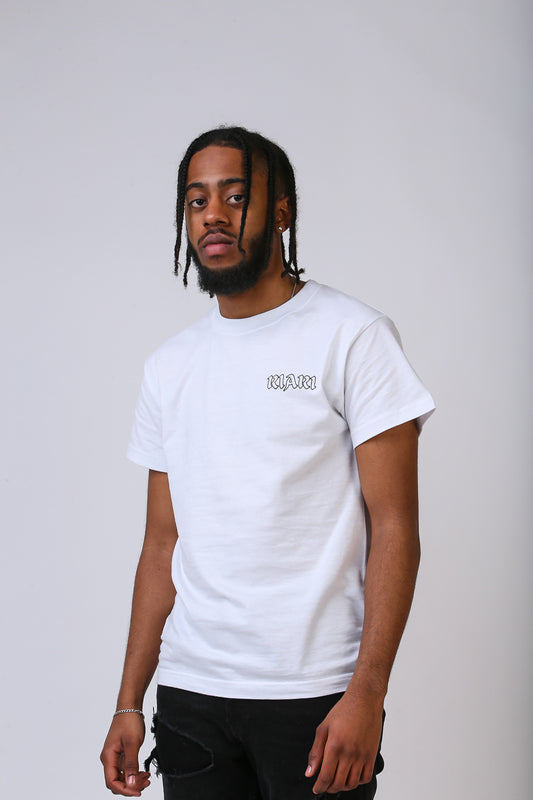 White Rich Rose Tee