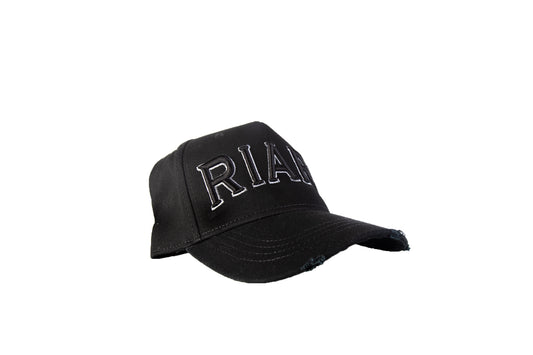 SS21 Distressed Cap - Black