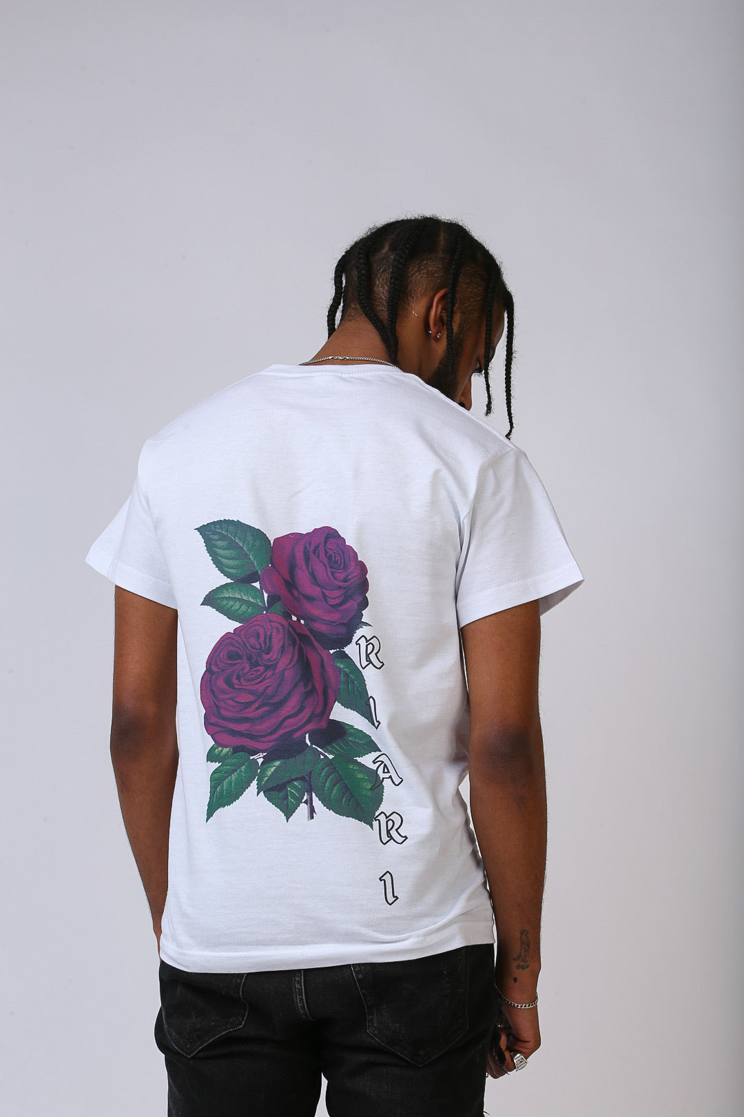 White Rich Rose Tee