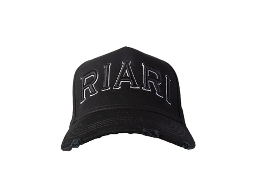 SS21 Distressed Cap - Black